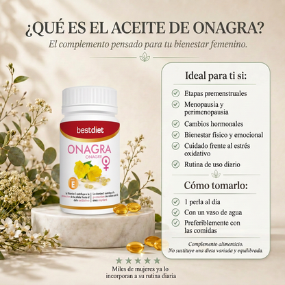 Veraly Onagra Glow-Despídete del dolor menstrual en 2 ciclos