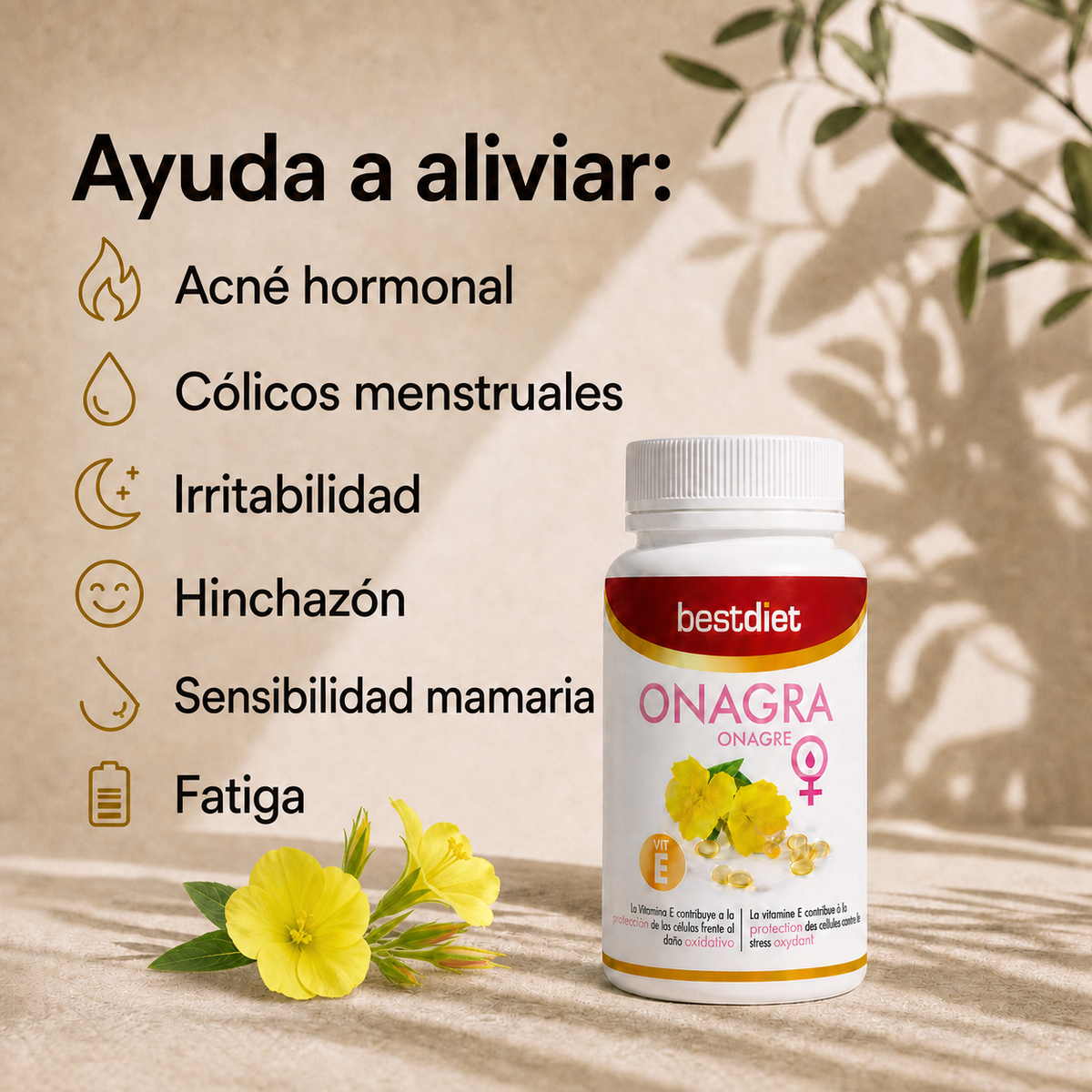 Veraly Onagra Glow-Despídete del dolor menstrual en 2 ciclos